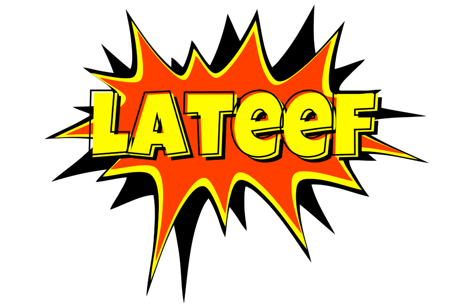 Lateef bazinga logo