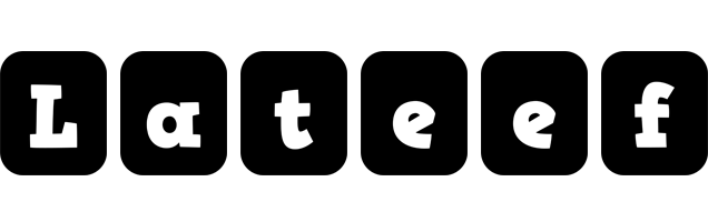 Lateef box logo
