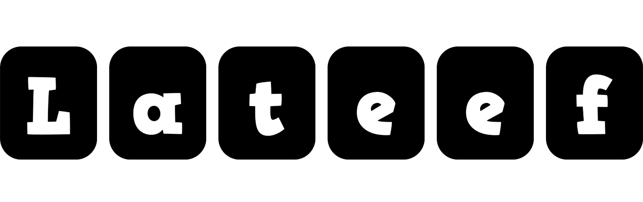 Lateef box logo