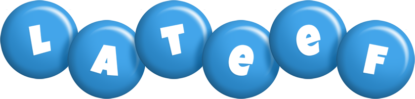 Lateef candy-blue logo
