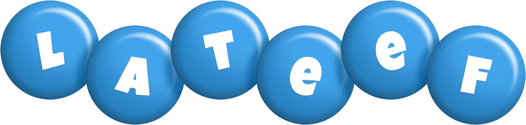 Lateef candy-blue logo
