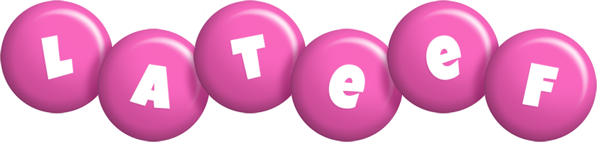 Lateef candy-pink logo