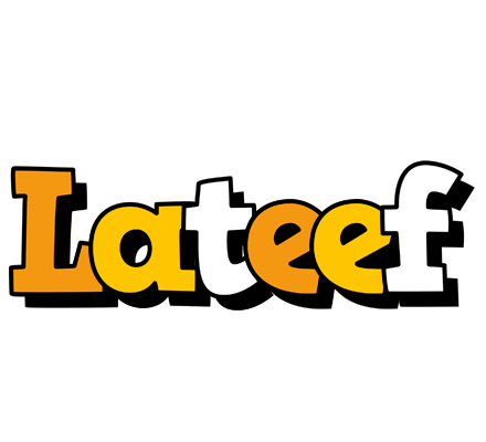 Lateef cartoon logo