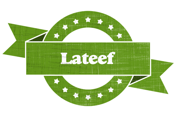 Lateef natural logo