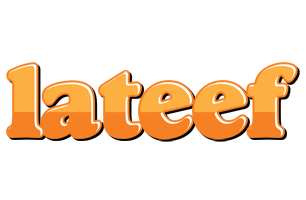 Lateef orange logo