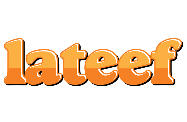 Lateef orange logo
