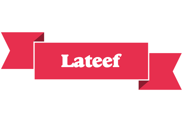 Lateef sale logo