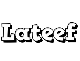 Lateef snowing logo