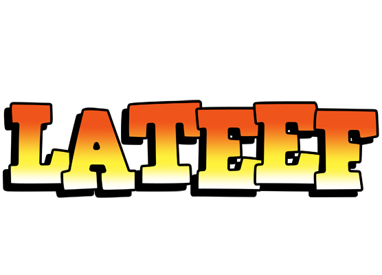 Lateef sunset logo