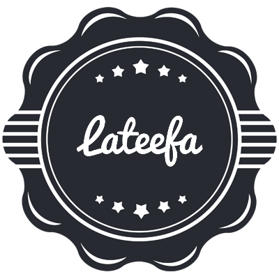 Lateefa badge logo