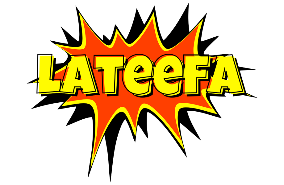 Lateefa bazinga logo