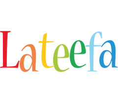 Lateefa birthday logo