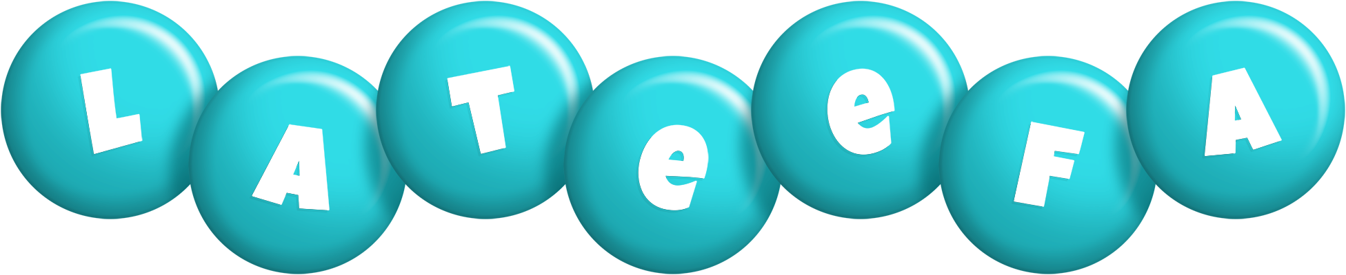 Lateefa candy-azur logo
