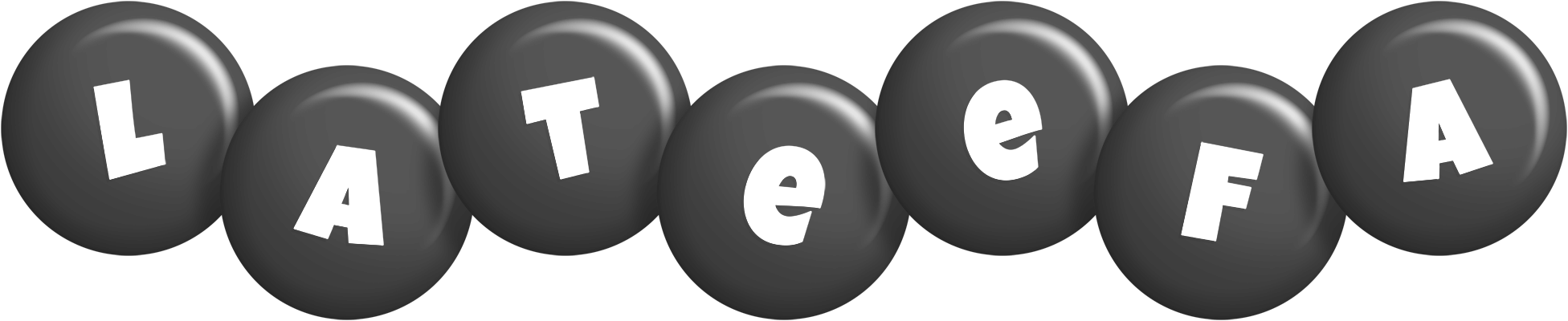 Lateefa candy-black logo