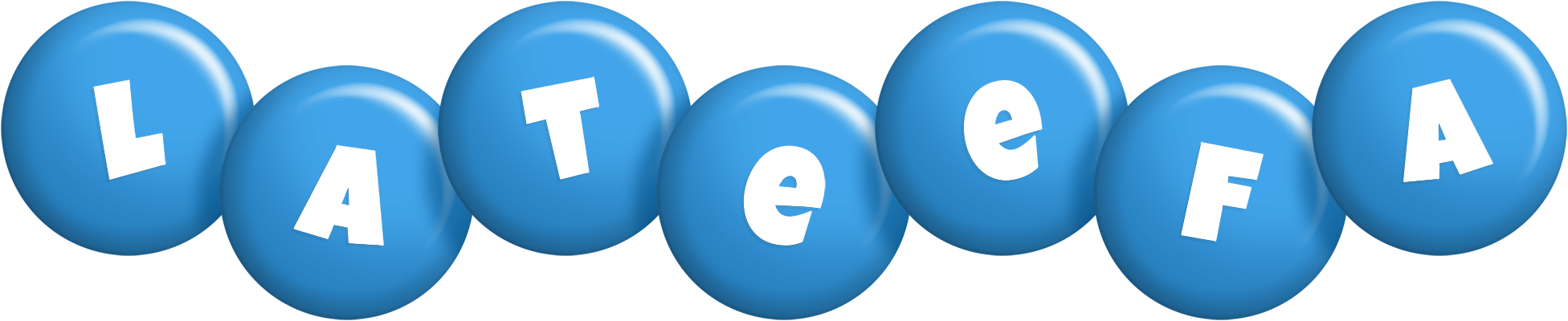 Lateefa candy-blue logo