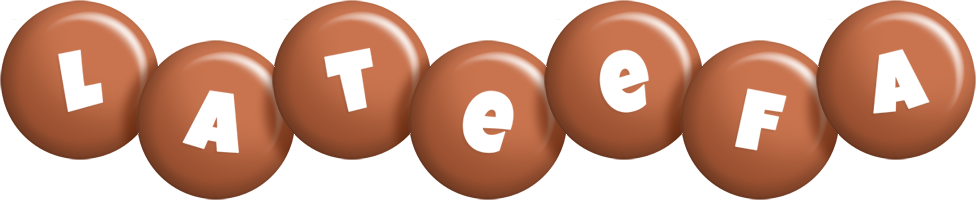 Lateefa candy-brown logo