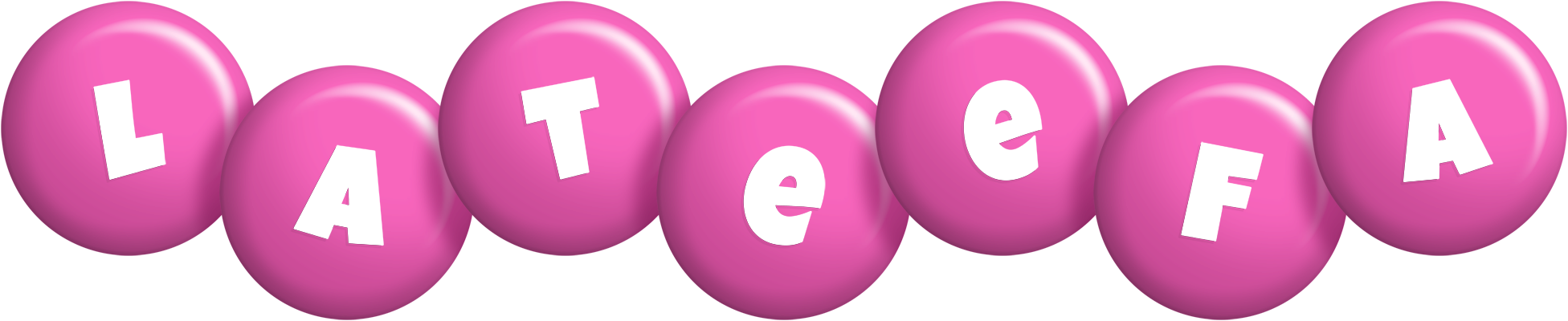Lateefa candy-pink logo