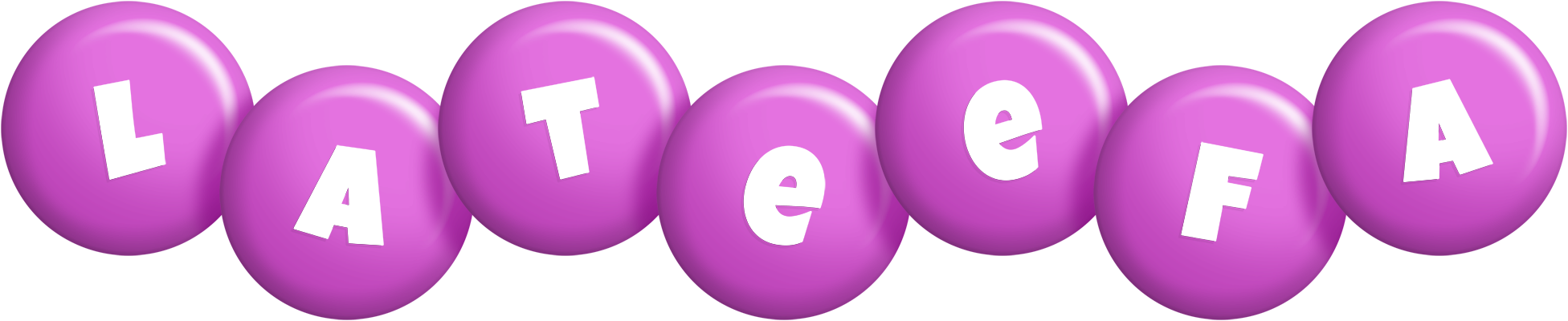 Lateefa candy-purple logo