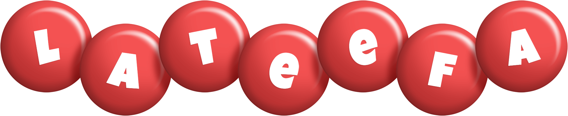 Lateefa candy-red logo