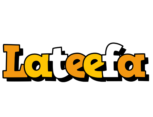 Lateefa cartoon logo