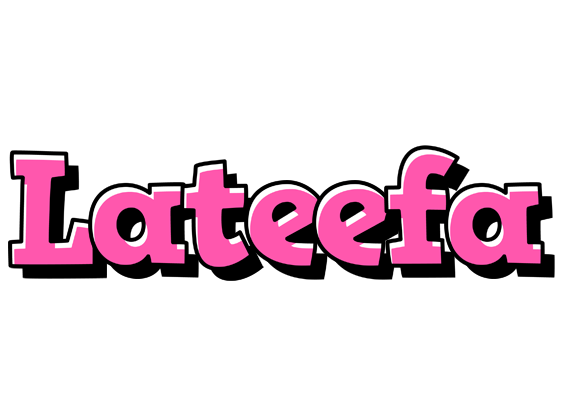 Lateefa girlish logo