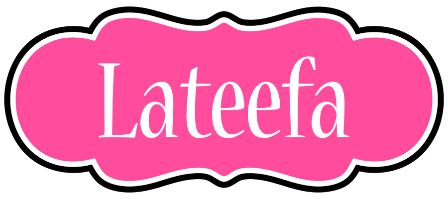 Lateefa invitation logo