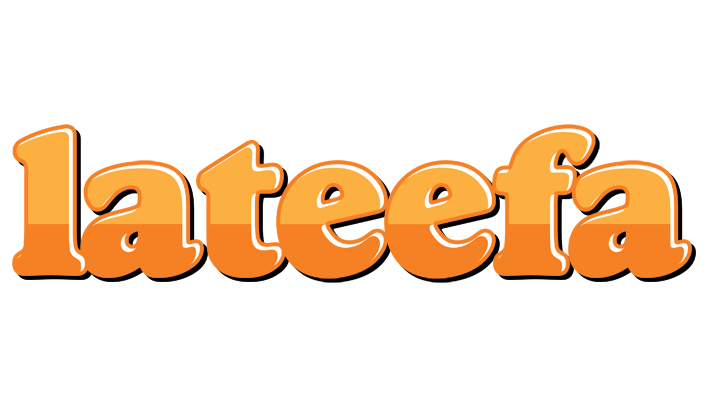Lateefa orange logo