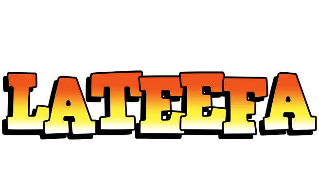 Lateefa sunset logo