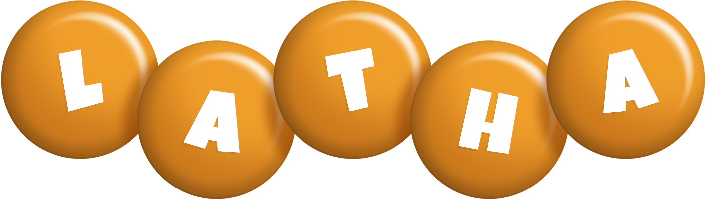 Latha candy-orange logo