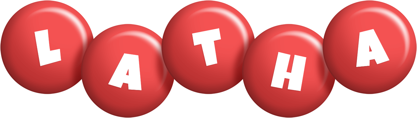 Latha candy-red logo