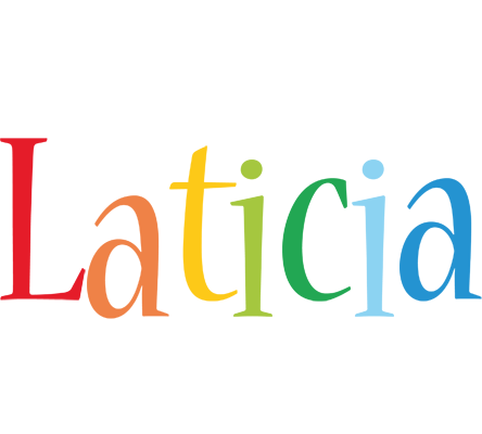 Laticia birthday logo