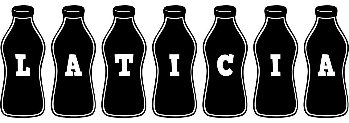 Laticia bottle logo