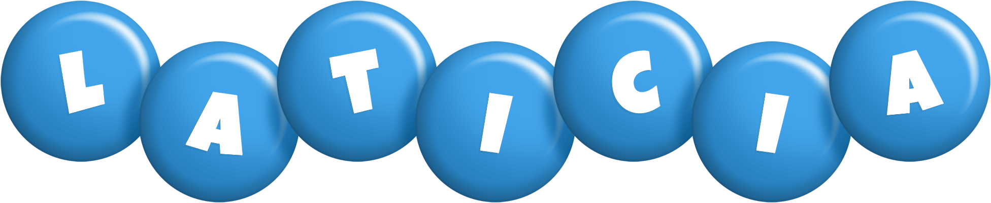Laticia candy-blue logo