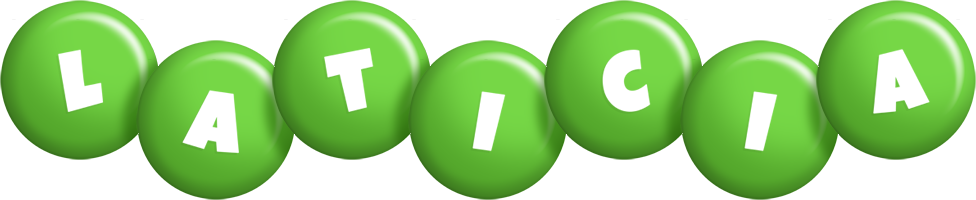 Laticia candy-green logo