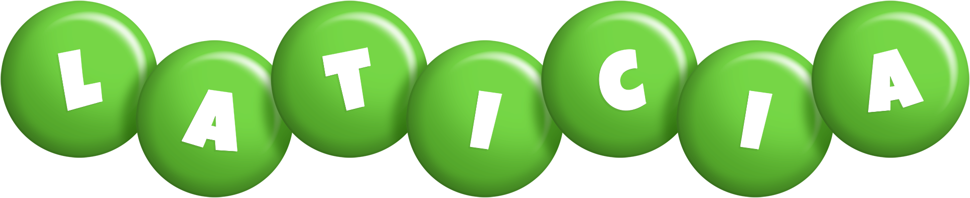 Laticia candy-green logo