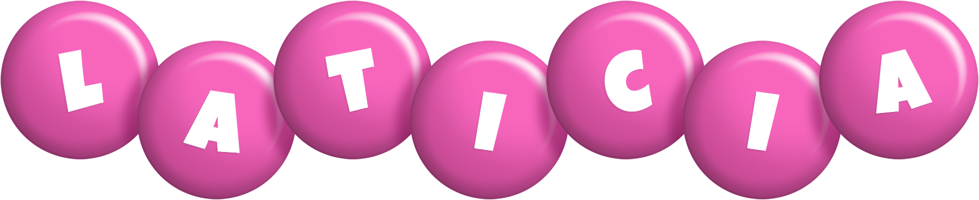Laticia candy-pink logo