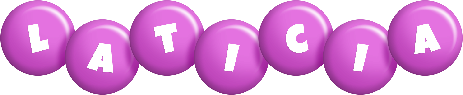 Laticia candy-purple logo
