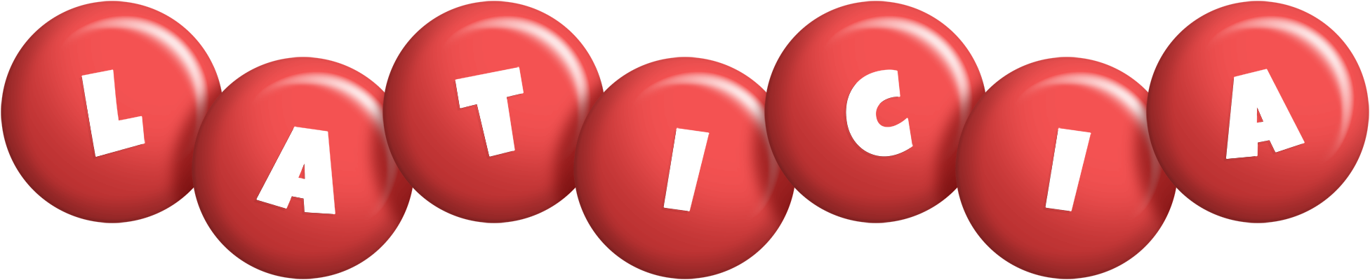 Laticia candy-red logo