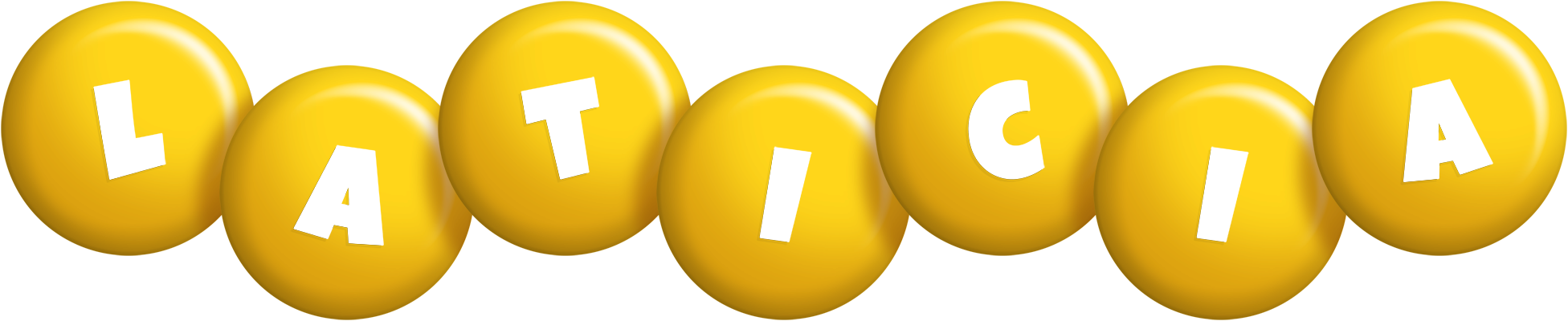 Laticia candy-yellow logo