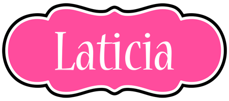 Laticia invitation logo