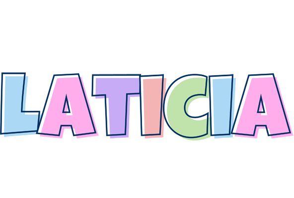 Laticia pastel logo