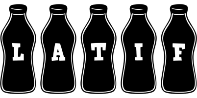 Latif bottle logo