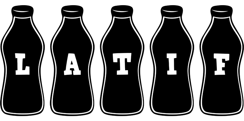 Latif bottle logo