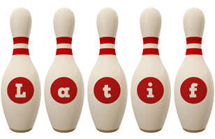 Latif bowling-pin logo