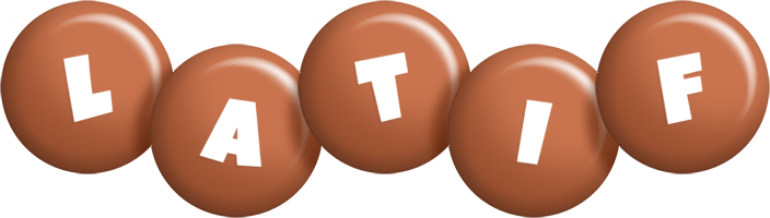 Latif candy-brown logo