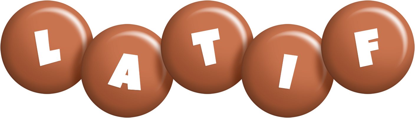 Latif candy-brown logo
