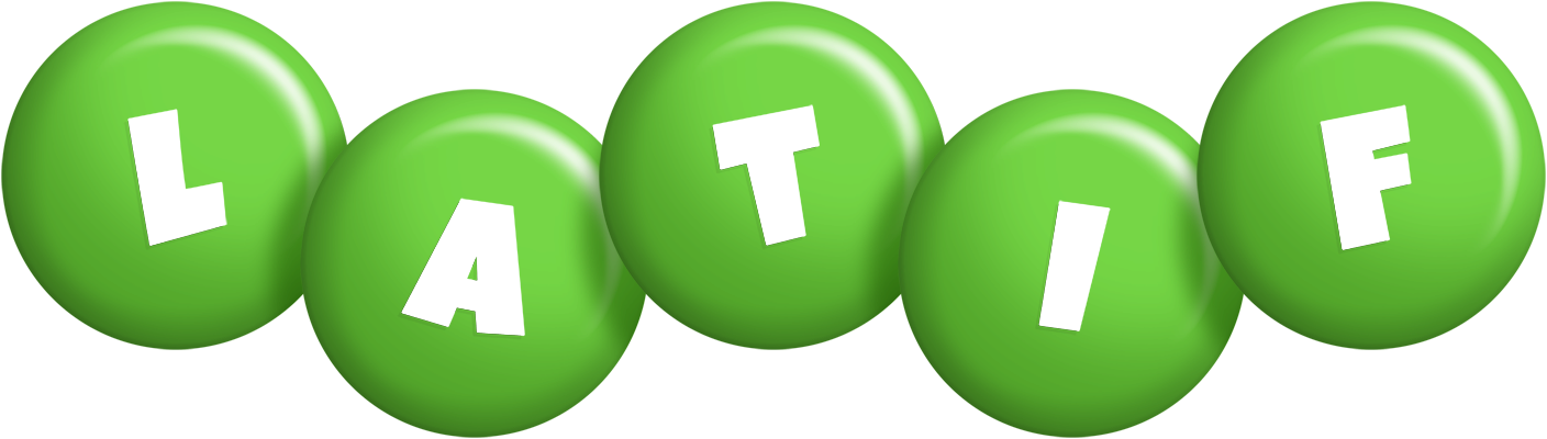 Latif candy-green logo