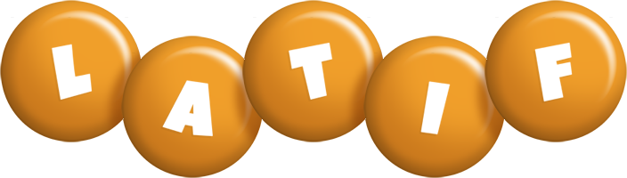 Latif candy-orange logo