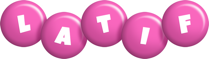Latif candy-pink logo
