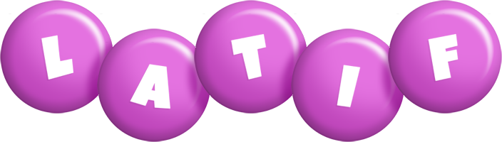 Latif candy-purple logo